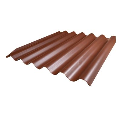 Шифер Волнаколор 51У - 1250х1097х6мм Y130 шоколад
