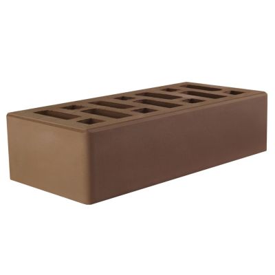 Кирпич коричневый 1 НФ «Гладкий»